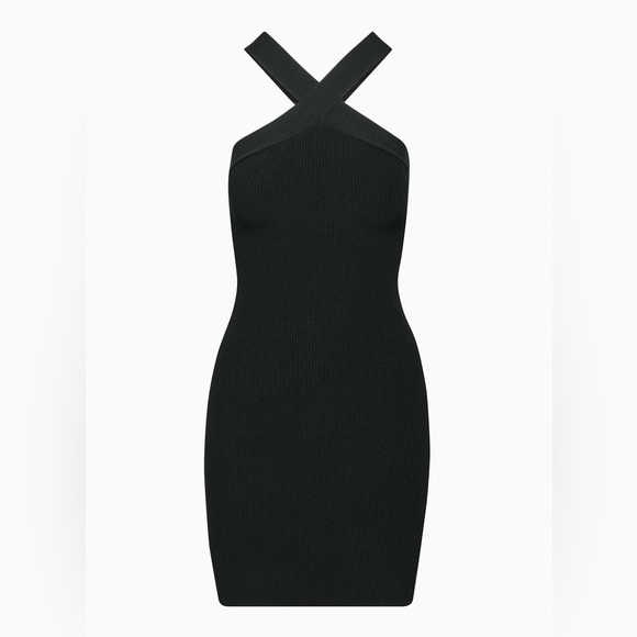 Babaton Dresses & Skirts - Aritzia Babaton Sculpt Knit Criss Cross Dress